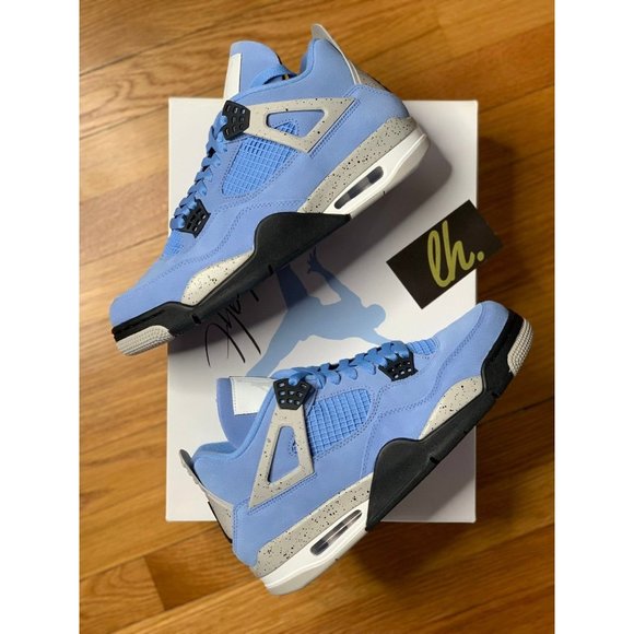 Size 10 Air Jordan 4 Retro "University Blue" - Picture 5 of 5